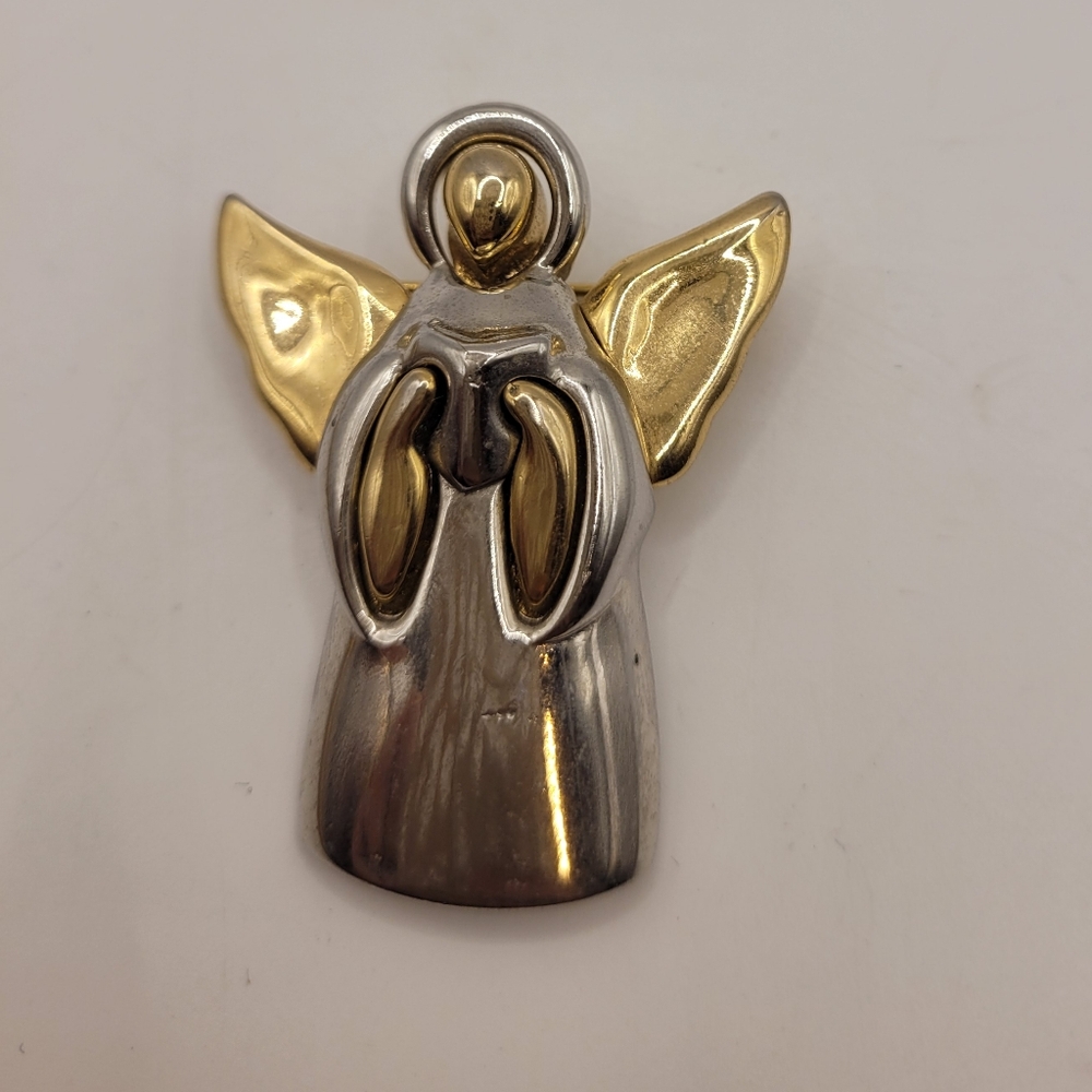 Gold and Silver Angel Figurine